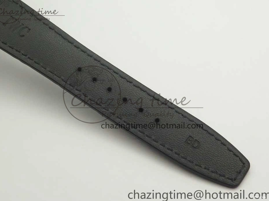 MIROTIME 0316 Portuguese Real PR Real Annual Calendar IW503502 ZF 1:1 Best Edition Blue Dial on Black Leather Strap A Breathable 7152